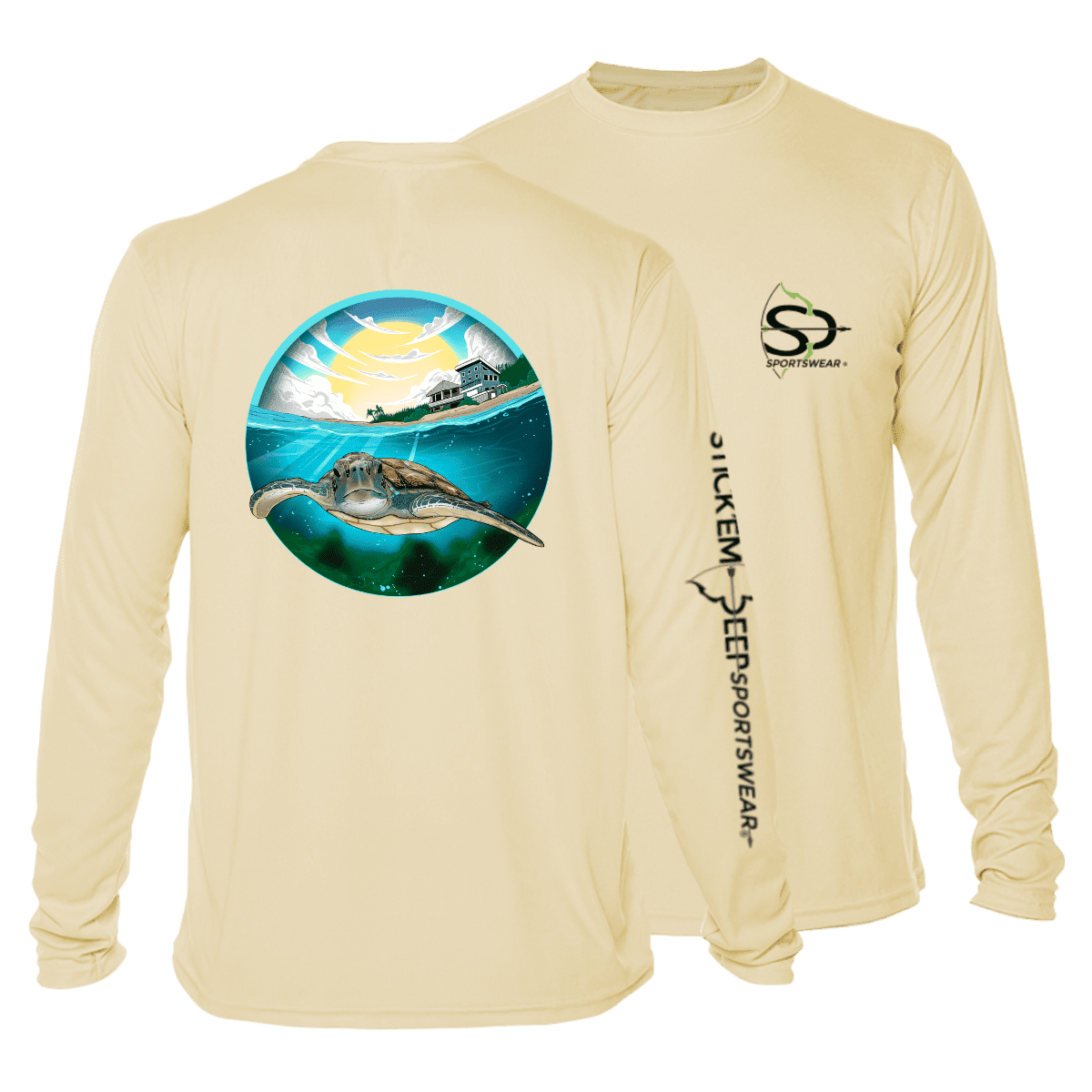 Men's Sea Turtle Long Sleeve Shirt